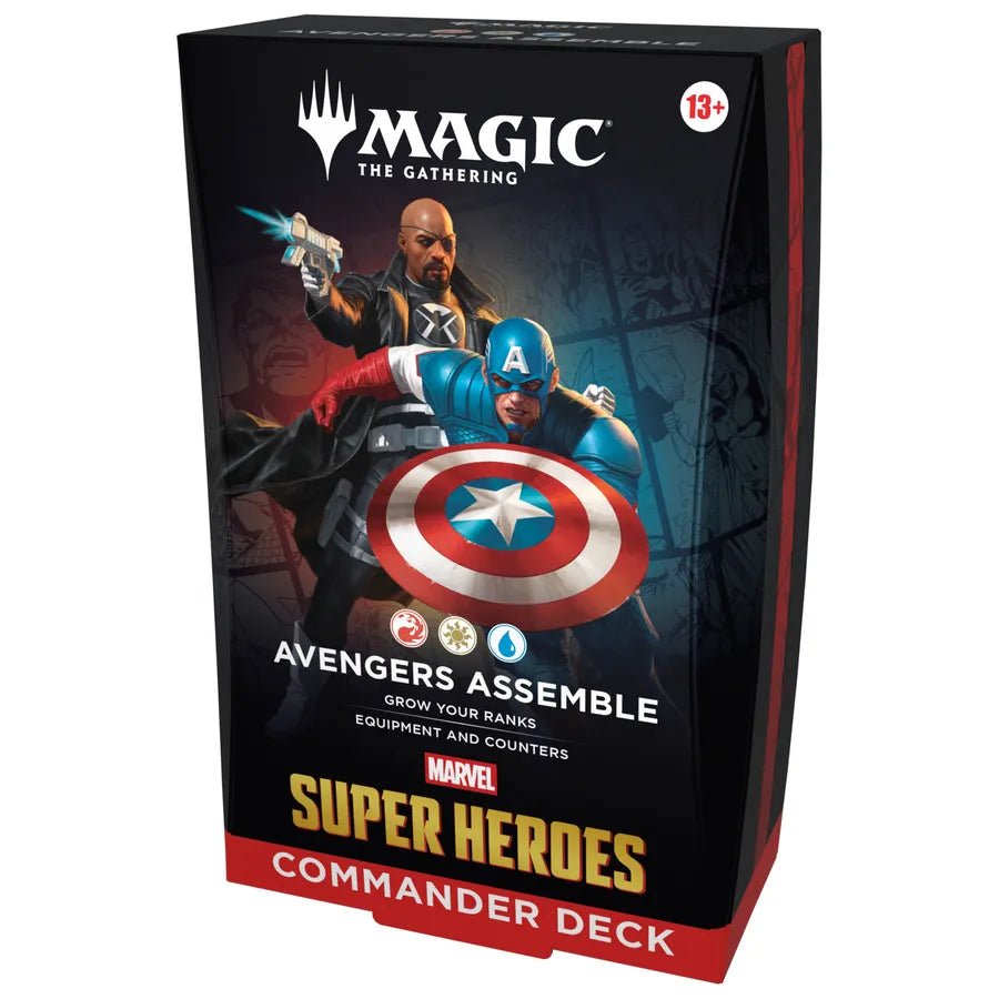 Magic: The Gathering - Marvel Super Heroes Commander Decks Assortment UK