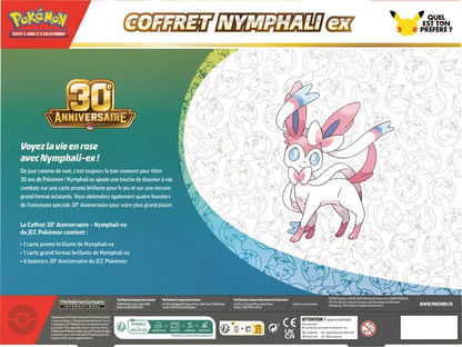 Pokémon JCC : Coffret 30e Anniversaire - Nymphali-ex - FRANS Pre Order Releasedatum 2026-09-16