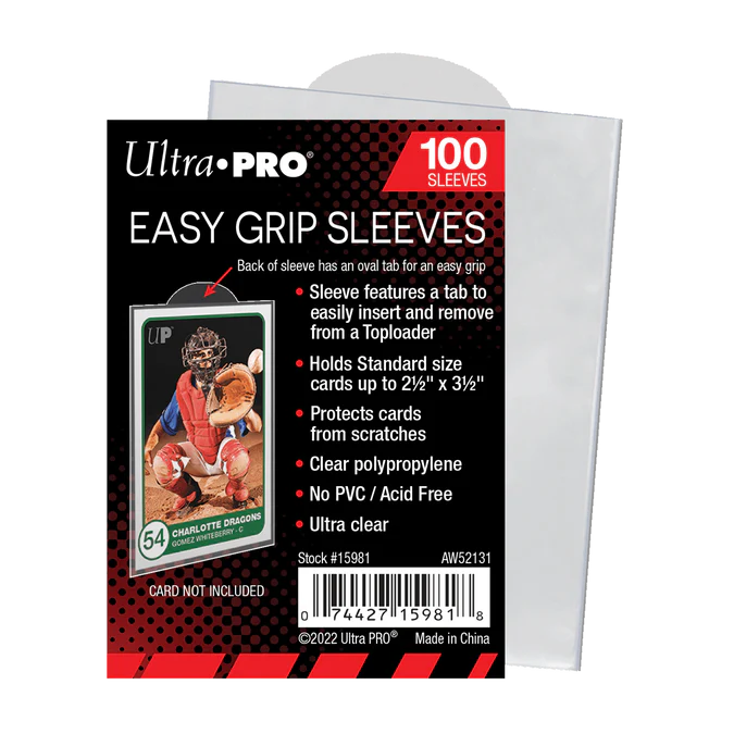 Ultra Pro 2.5" X 3.5" Easy Grip Card Sleeves (100ct)