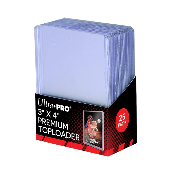 Ultra Pro 3" x 4" Ultra Clear Premium TOPLOADER® (25ct)