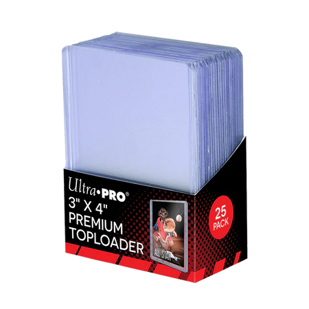Ultra Pro 3" x 4" Ultra Clear Premium TOPLOADER® (25ct)