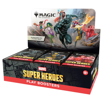 Magic: The Gathering - Marvel Super Heroes Play Boosters Box (30 Boosters) - UK