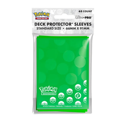 Ultra Pro - Pokémon TCG - Grass Energy 65ct Deck Protector Sleeves (63 x 89 mm)