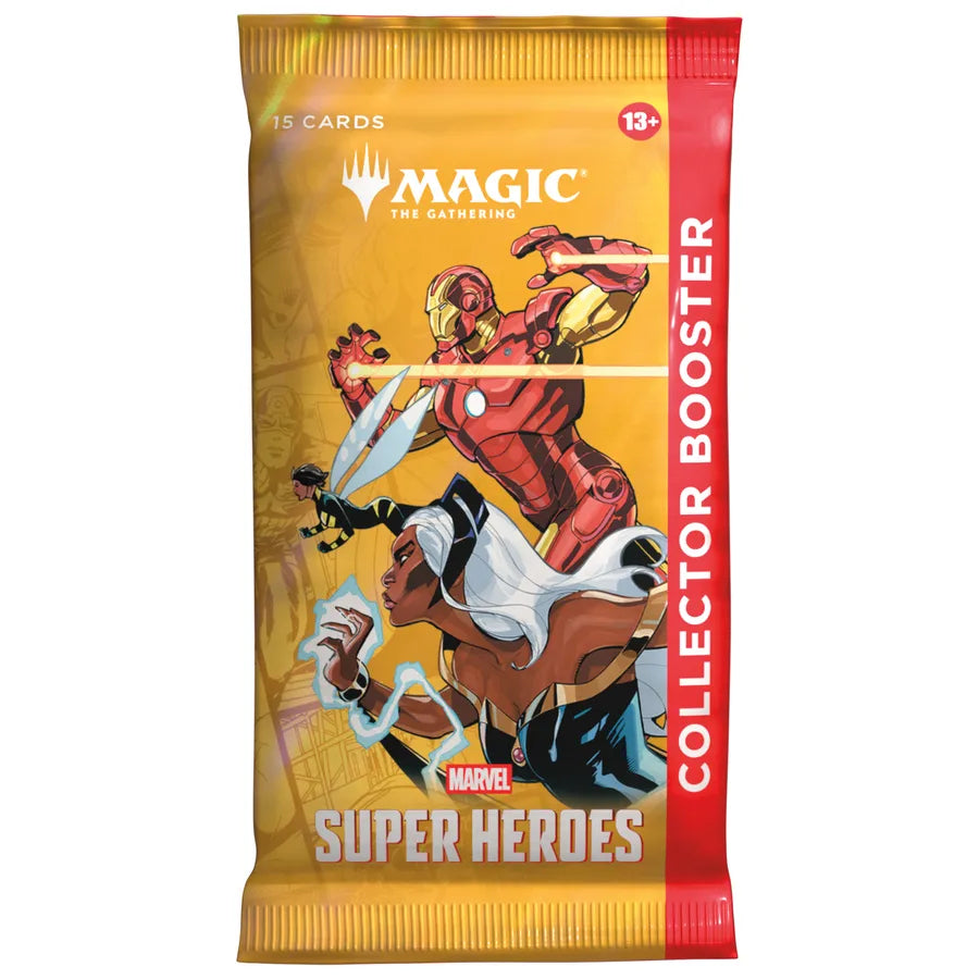 Magic: The Gathering - Marvel Super Heroes Collector Boosters Box (12 Boosters) - UK