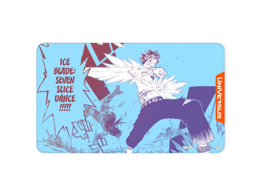 UniVersus CCG | Fairy Tail: All Fired Up! - Gray | Playmat Release: 06/11/2026