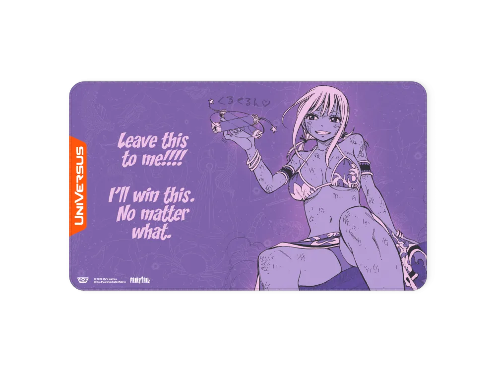 UniVersus CCG | Fairy Tail: All Fired Up! - Lucy | Playmat Release: 06/11/2026