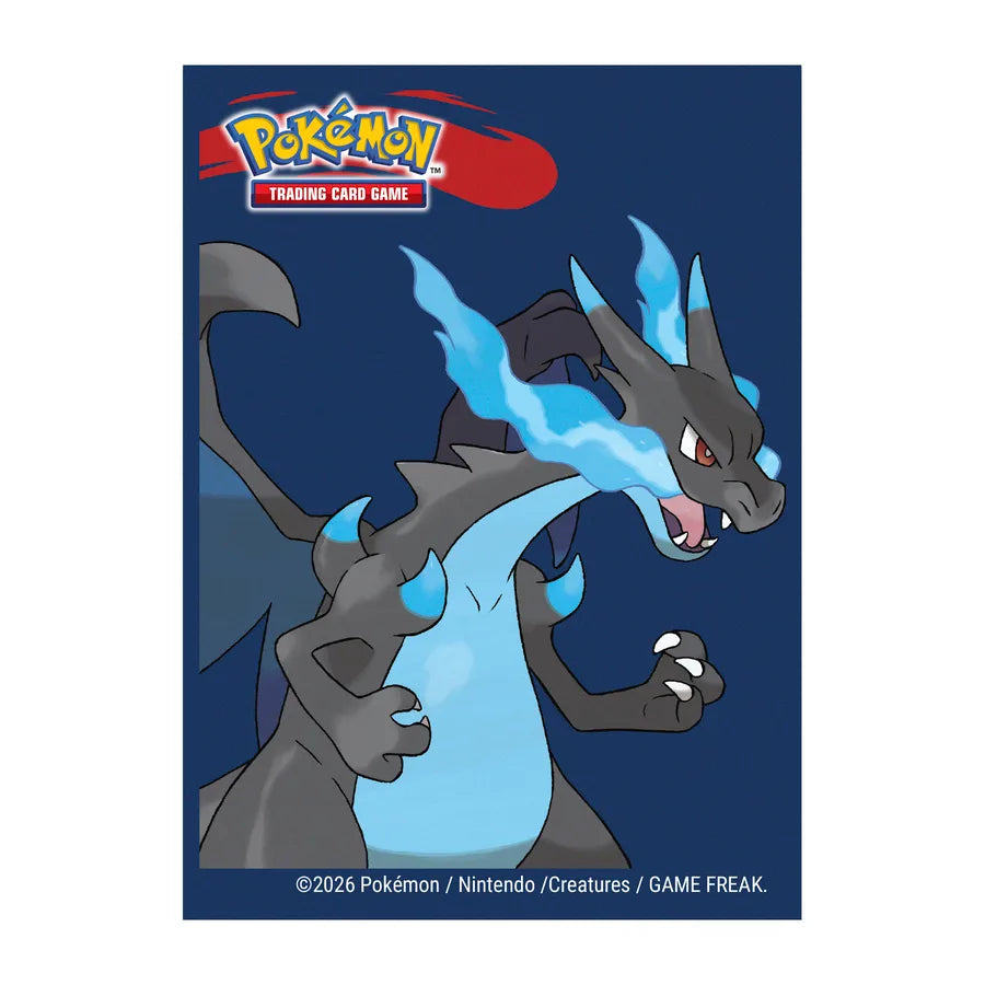 Ultra Pro - Pokémon TCG - Mega Charizard X 65ct Deck Protector Sleeves (66 x 91 mm)