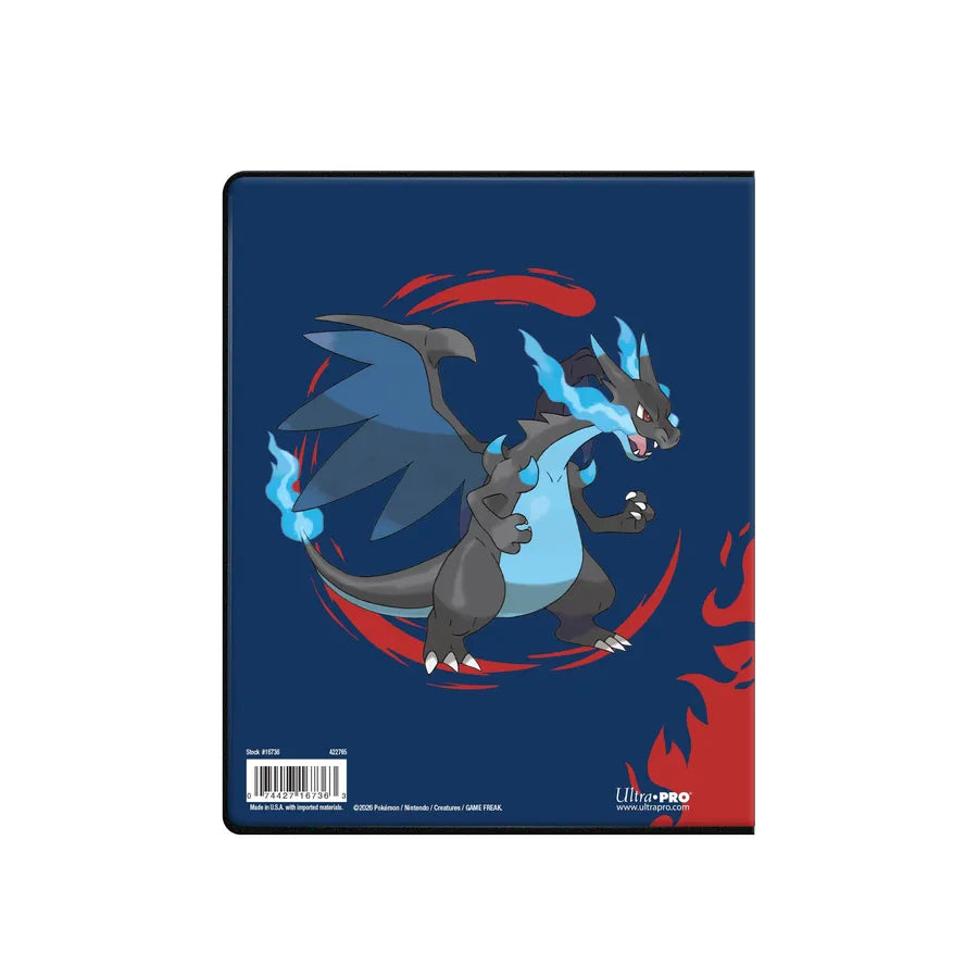Ultra Pro - Pokémon TCG - Mega Charizard X and Mega Charizard 4-Pocket Portfolio
