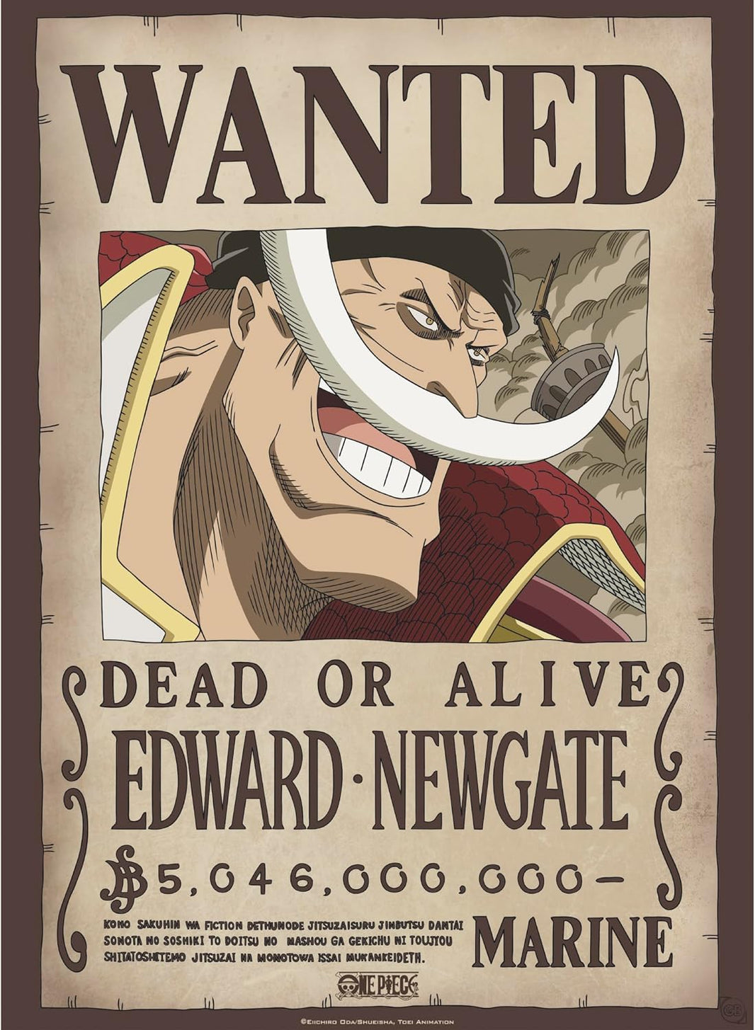 One Piece - ABYstyle Roger and Whitebeard Wanted Posters 52x38