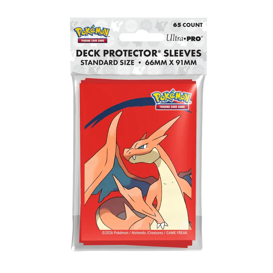 Ultra Pro - Pokémon TCG - Mega Charizard Y 65ct Deck Protector Sleeves (66 x 91 mm)