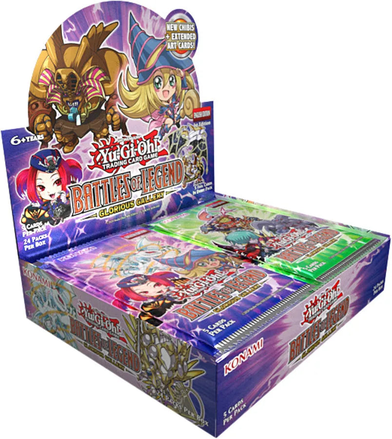 Yu-Gi-Oh! TCG - Battles of Legend: Glorious Gallery Booster Pack Display (24 Boosters) - UK