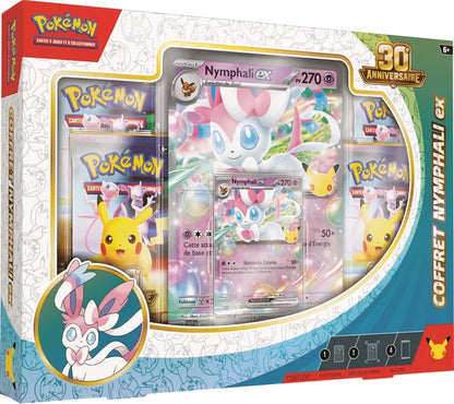 Pokémon JCC : Coffret 30e Anniversaire - Nymphali-ex - FRANS Pre Order Releasedatum 2026-09-16