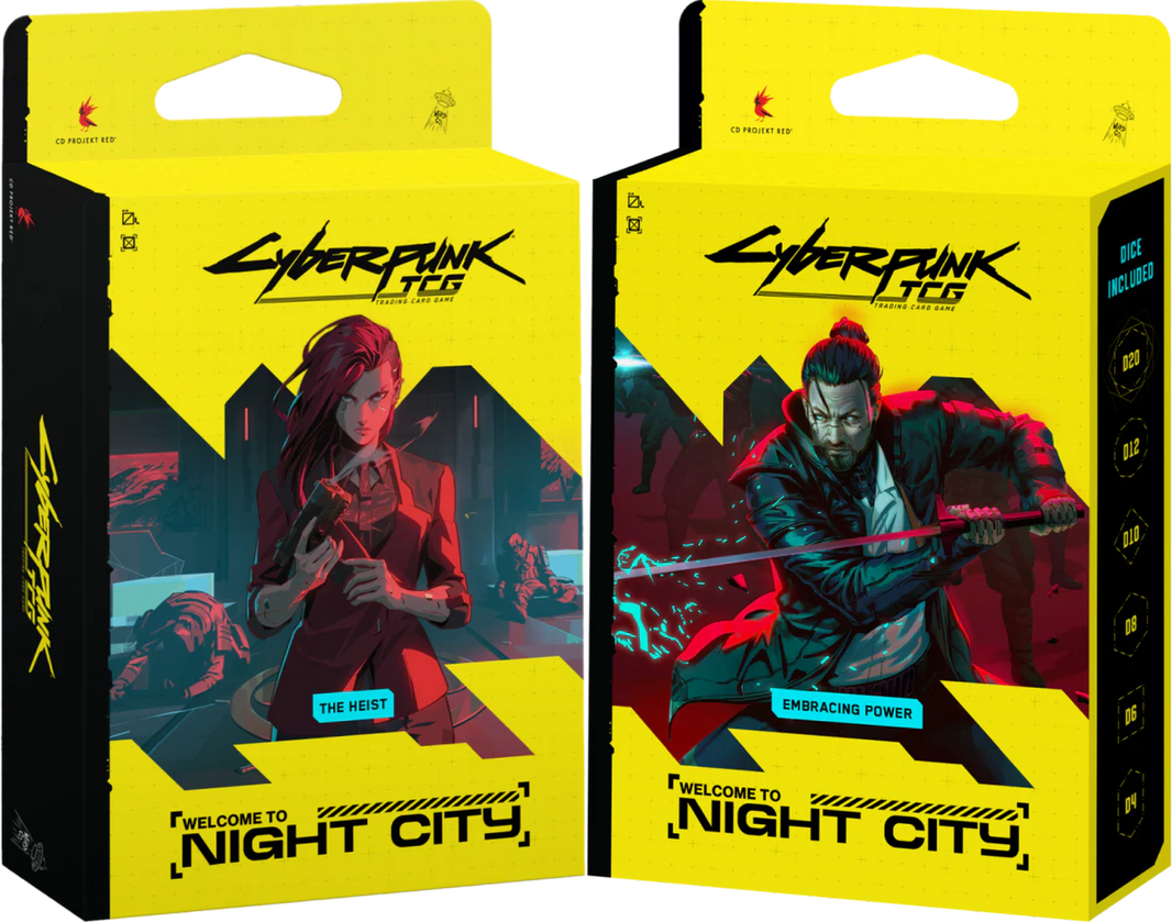 Cyberpunk TCG - Welcome to Night City - Starter Deck Display Pre Order Release date: October 15 2026