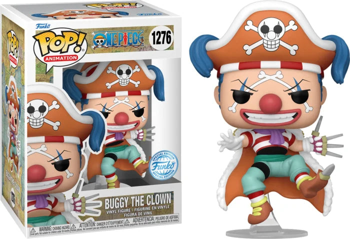 Funko Pop! ONE PIECE - POP Animation N° 1276 - Buggy The Clown Special Edition #1276