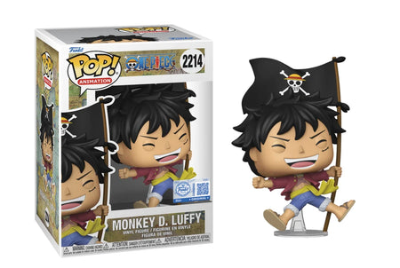 Funko Pop! ONE PIECE - POP Animation N° 2214 - Luffy With Flag