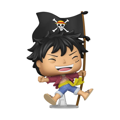 Funko Pop! ONE PIECE - POP Animation N° 2214 - Luffy With Flag