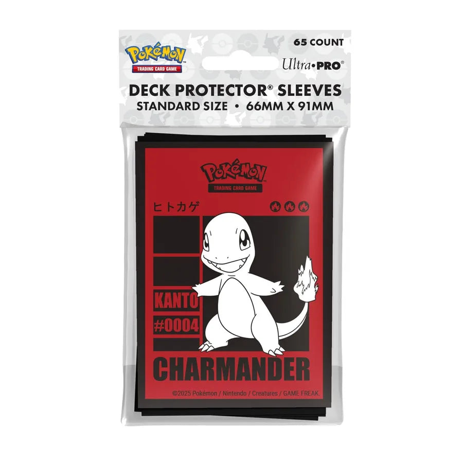 Ultra Pro - Pokémon TCG - Charmander Deckbeschermhoezen 65 stuks (63 x 89 mm) - UK