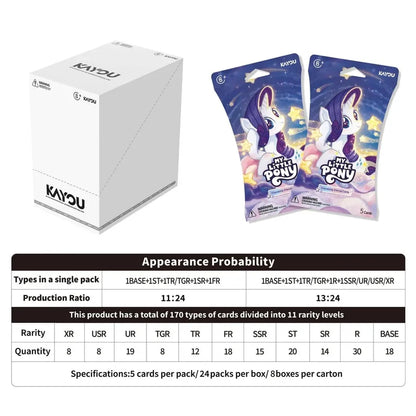 KAYOU My Little Pony - Friendship Eternal Cards - Rainbow Blister Booster Pack