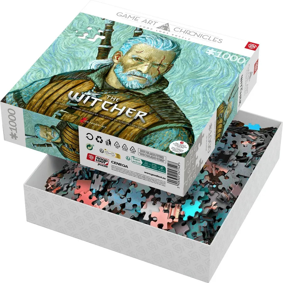 Good Loot Puzzle - The Witcher - "Geralt van Rivia en Vincent van Gogh" Puzzel 1000stk