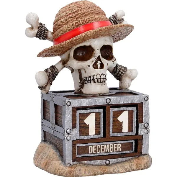 Nemesis Now - One Piece (Netflix) - "Luffy Jolly Roger" Eeuwige Kalender 16cm