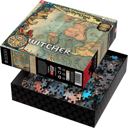 Good Loot Puzzle - The Witcher 3 - "The Northern Kingdoms" Puzzel 1000stk