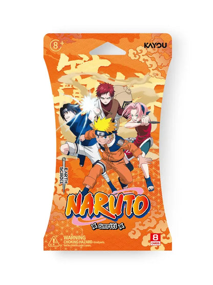 Kayou Naruto Smriti Collectible Cards - Earth Scroll Blister Booster Pack Display x24 - UK