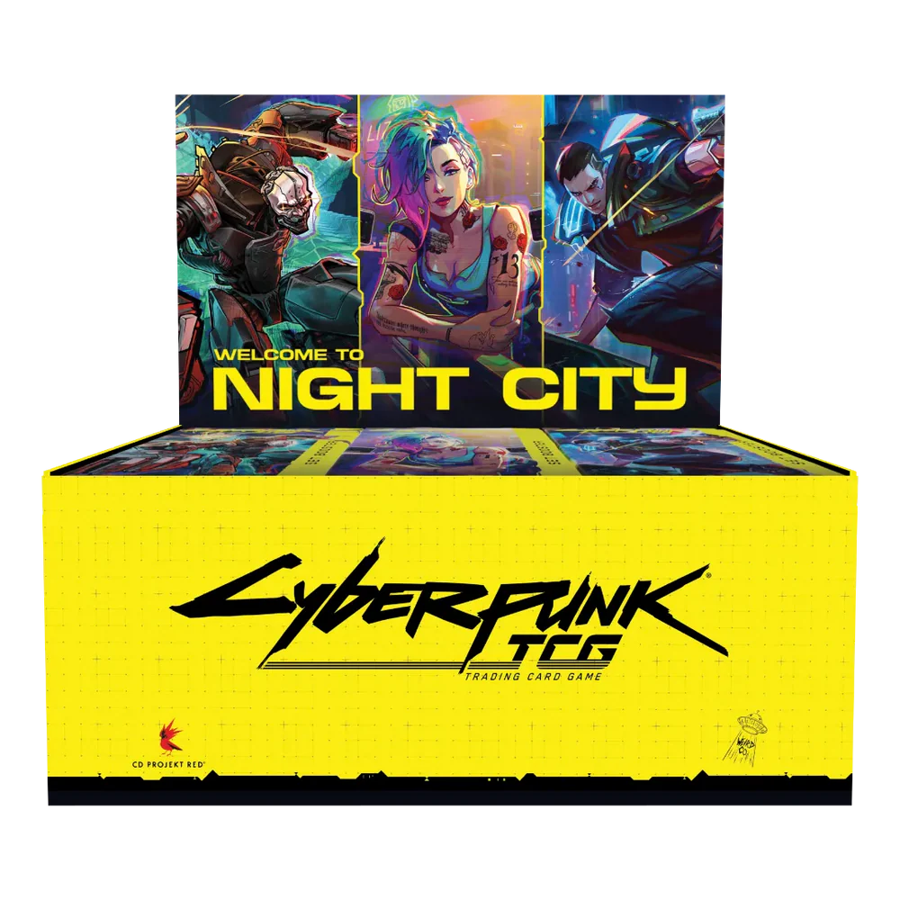 Cyberpunk TCG - Welcome to Night City - Booster Display (24 Packs) EN Pre Order Release date: October 15 2026