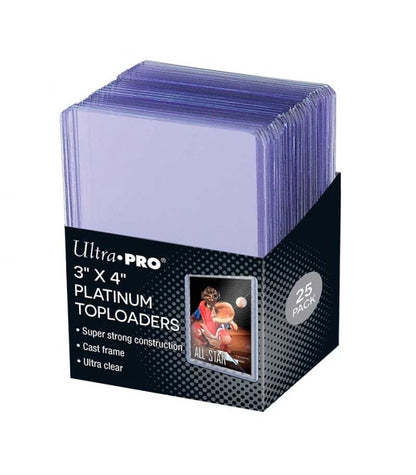 Ultra Pro  3" x 4" Ultra Clear Platinum TOPLOADER® (25ct)