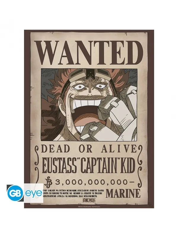 One Piece - ABYstyle Law and Kid Wanted Posters 52x38