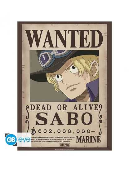 One Piece - ABYstyle Poster Chibi Wanted Sabo y Ace 52x38