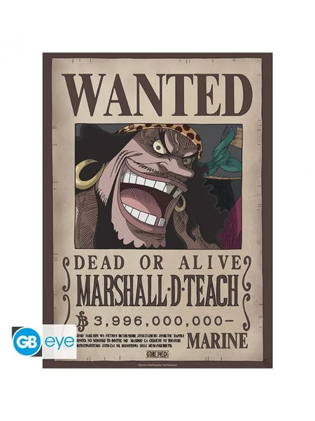 One Piece - ABYstyle Poster Carteles de recompensa de Shanks y Barbanegra 52x38
