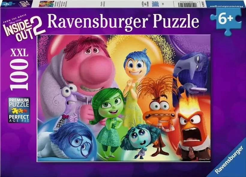 Ravensburger Puzzels voor kinderen 100 XXL stukken - Inside Out 2 - Emoties ontdekken