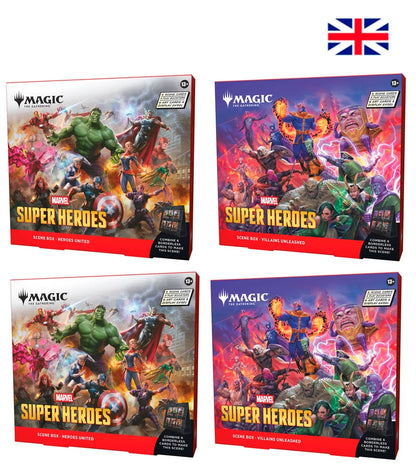 Magic: The Gathering - Marvel Super Heroes Scene Box - UK