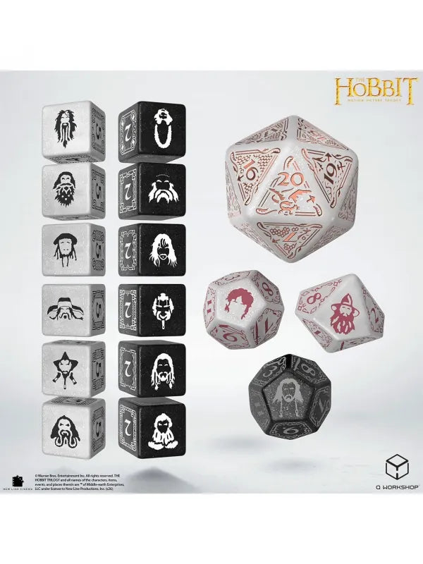 Q Workshop The Hobbit TCG Dice Set Radiant Dawn 16-delig
